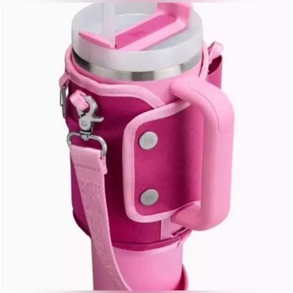 Stanley 40 oz Quencher Carry-All in Pink Fuchsia New in Box SOLD OUT - Picture 8 of 9